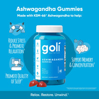 Nutrition Ashwagandha Gummies, Mixed Berry Flavor, 60 Count